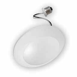 It fits into most Insulated Ceiling (IC), Non- Insulated Ceiling (Non-IC) and Airtight (AT) downlight housings and can be surface mounted to a