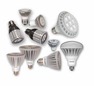 Lamps are available in most of the popular shapes and wattages to replace a variety of halogen lamps.