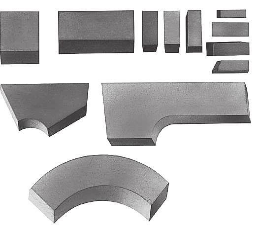 5. Cutting edge materials SP: Alloy tool steel Application: Drills, knives, simple CV circular saw blades, wobble saws, etc.