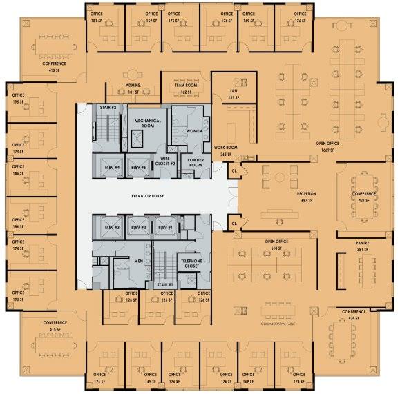 FLOOR PLANS Proposed Single-Tenant Floor Plan 15,301