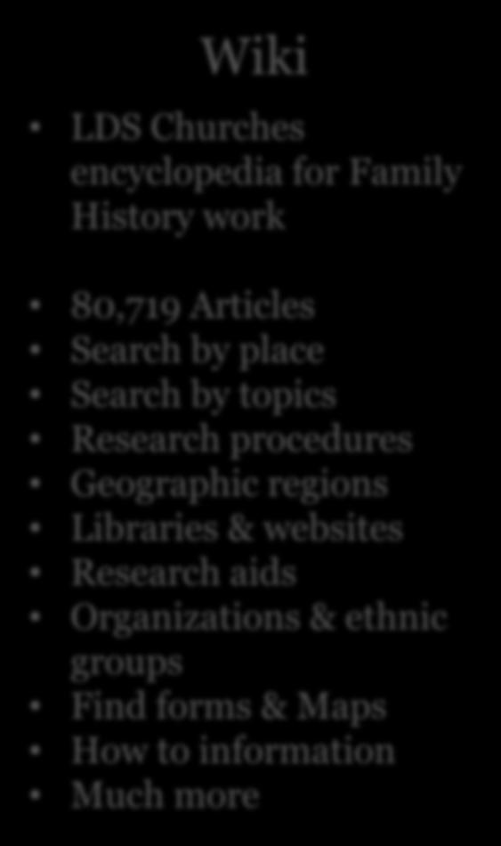 Research procedures Geographic regions Libraries & websites Research