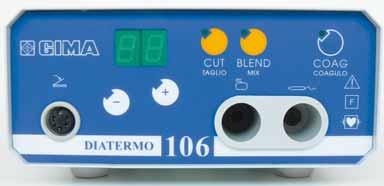 DIATERMO MB 122 AND MB 160 MONO-BIPOLAR - 120 W - 160 W 30540 30540 DIATERMO MB 122 - mono-bipolar - 120 W 30541 DIATERMO MB 160 - mono-bipolar - 160 W MB 122 and 160 are HF electrosurgical units