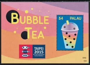 .... 21.00.. $4 Dinosaurs Souvenir Sheets (2)..... 17.50 2015 COMMEMORATIVES.. $1.20 Taipei 2015, Bubble Tea Sheet of 6..... 15.