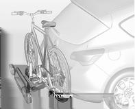 Depozitarea 67 Sistemul de transport posterior Sistem de transport posterior pentru două biciclete Ampatamentul unei biciclete nu poate depăşi 1,15 m.