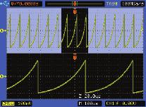 Running control RUN/STOP mode: The oscilloscope starts or stops repetitive acquisition, so you can observe the waveform continuously or freeze the current