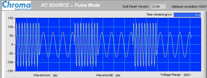 Sequence Test showing various combinations Pulse Mode Pulse mode is used to create a pulse in a specific duty cycle in the normal signal output.
