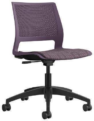 LIGHT TASK CHAIR & TASK STOOL Lumin is an elegant light task chair and stool designed for exceptional support and comfort in corporate and education applications.