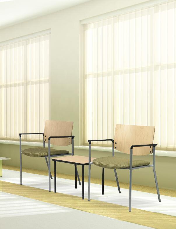 1300 Extra Wide Series Generous 21.5 wide seat. Attractive, comfortable and available with wood or upholstered back options.