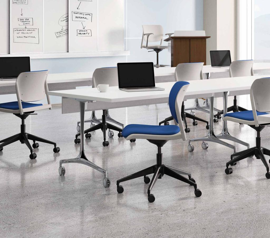 Flexibility at Work The InFlex light task chair retains all the fun styling of the InFlex collection
