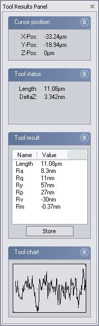 CHAPTER 19: QUICK EVALUATION TOOLS Calculate Line Roughness Calculates several roughness parameters from the data at points along a selected line.
