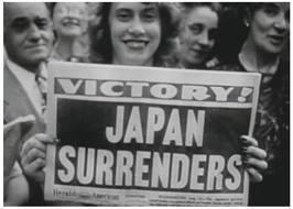 V-J Day Japanese people are stunned by what has happened and surrender the next day V-J Day Victory in Japan Day is
