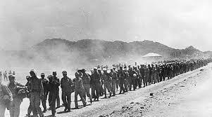 Bataan Death March Japanese considered it dishonorable to surrender Code of the samurai said it was better to kill yourself (bushido) Marched 60