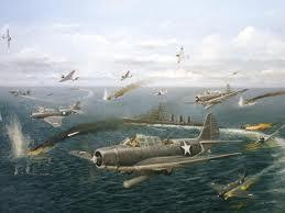 Battle of Midway Midway Island near Hawaii Fought entirely from the air Sank 4 Japanese