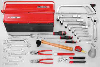 Plant and equipment maintenance set Farming equipment sets 29-piece metric tool set with 3-tray box BT.9 2145.MAG1 470 x 220 x 170 mm. D : 12,2 kg. 44.JE8 8 Open-end wrenches 8 to 24 mm 75.
