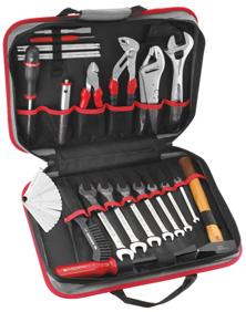 Drivers tools Drivers tool kit 2013.M 13-piece metric tool set in a soft roll bag (N.38A- 10C). D : 2 kg 44 4 Roll set of open-end wrenches 8X9-10X11-12X13-17X19 mm AM.D 1 Blade handle AMZ 4 192.
