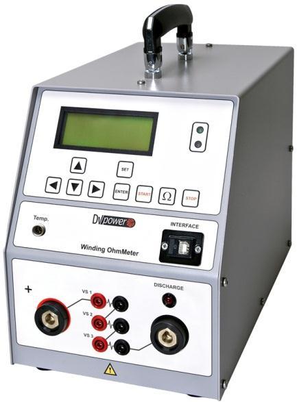 Winding Ohmmeter RMO-TW Three resistance measurement channels One temperature measurement channel Accuracy 0,1 % Lightweight On-load tap changer verification Automatic resistance measurement for the