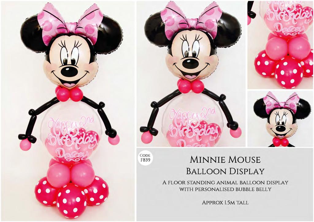 CODE FB39 MINNIE MOUSE BALLOON DISPLAY A FLOOR STANDING ANIMAL