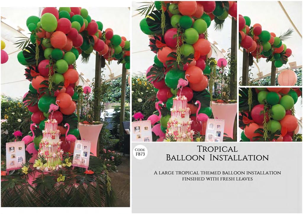 C ODE FB73 TROPICAL BALLOON INSTALLATION A LARGE