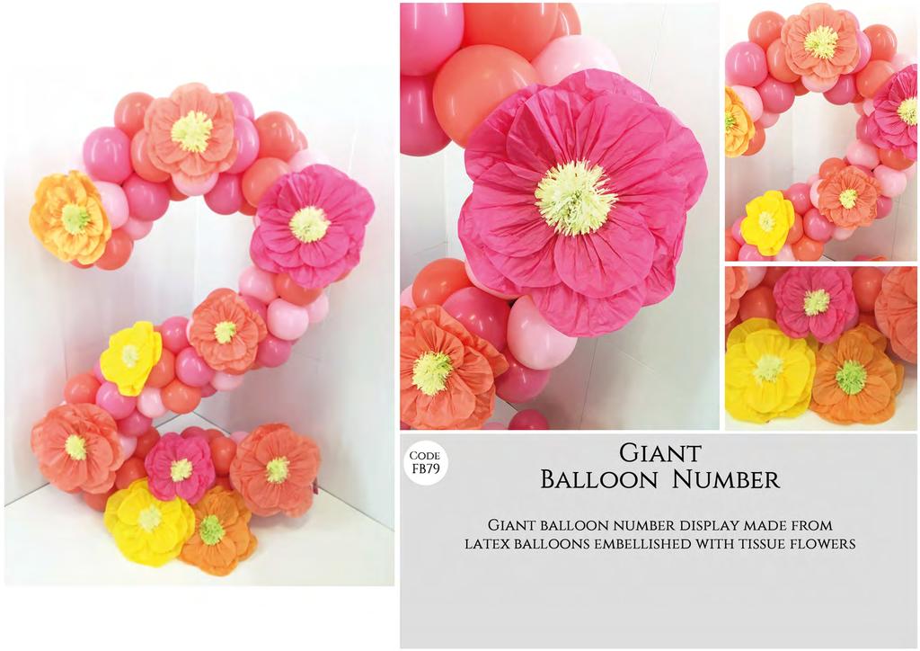 C ODE FB79 GIANT BALLOON NUMBER GIANT BALLOON NUMBER