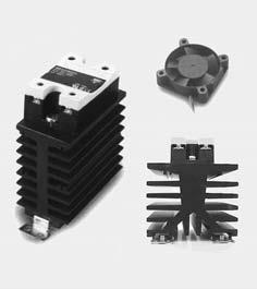 adaptor Touch protected (optional) RM635FK P Other Accessories Heatsinks and fans Type RHS... 0.25 to 5.