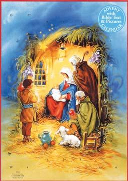 95 Jesus in the Manger C552A Bible Text 9 1/2 x13