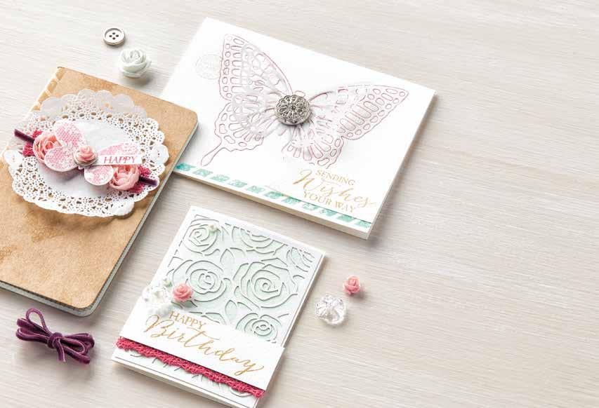 75 Choose your paper & ink: Give your cards a professional look with accents from