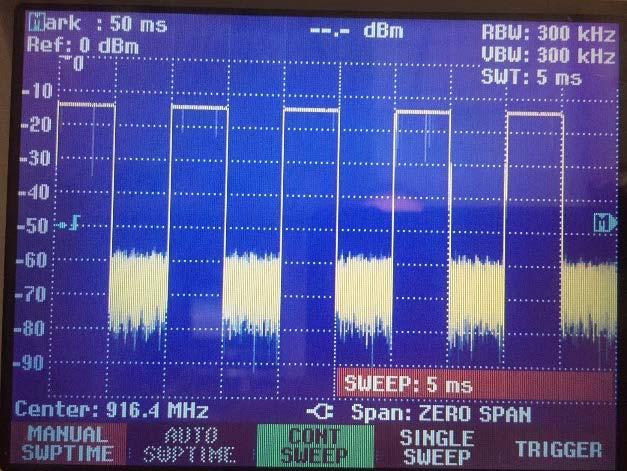 4MHz Probed while still on carrier wafer Measured using spectrum