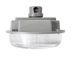 TLS-DTDA Dusk-to-Dawn Lighting - NEW Recommended as a replacement for 100-watt HID luminaires Available with a Type V distribution High efficacy & power factor NEMA twist-lock photocell is included