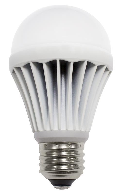A19 ENERGY STAR testing Replacement for 60-watt incandescent lamps 10-watt 2700K (800lm) & 4000K (900lm) Non-dimmable Rated