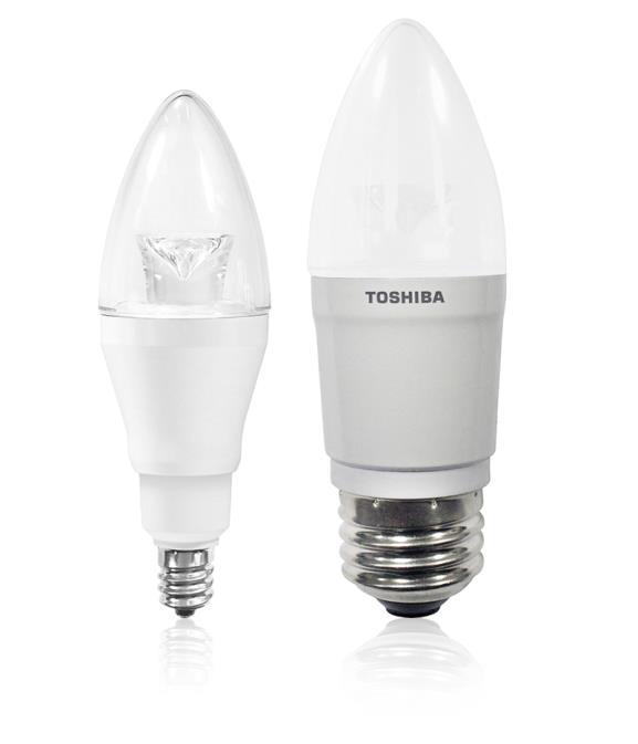 B11 ENERGY STAR certified (2700K version, frosted 25 and 40-watt and clear 40-watt) Replaces 15-watt, 25-watt and 40-watt incandescent B11 lamps Comes in both E12 (candelabra) and E26 (medium base)