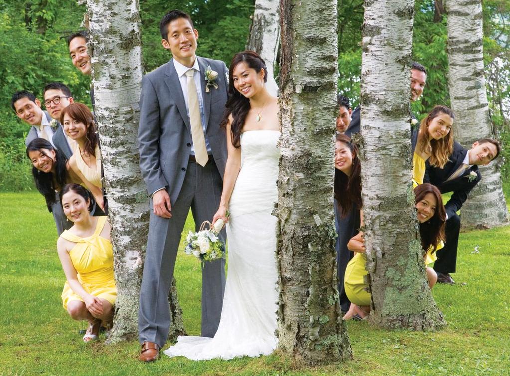 KAREN HSU & FUMI TOSU 01 Fumi and Karen (front) were married June
