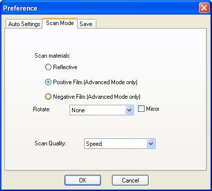 Allows you to activate the Preferences window Allows you access the ScanWizard EZ manual Allows