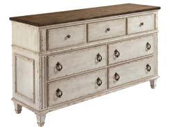 D1-7/8 H39-1/4 Beveled mirror; mirror supports and hangers pages: 4/5, 7 513-130 Drawer Dresser W64 D19 H37 Seven drawers, hand