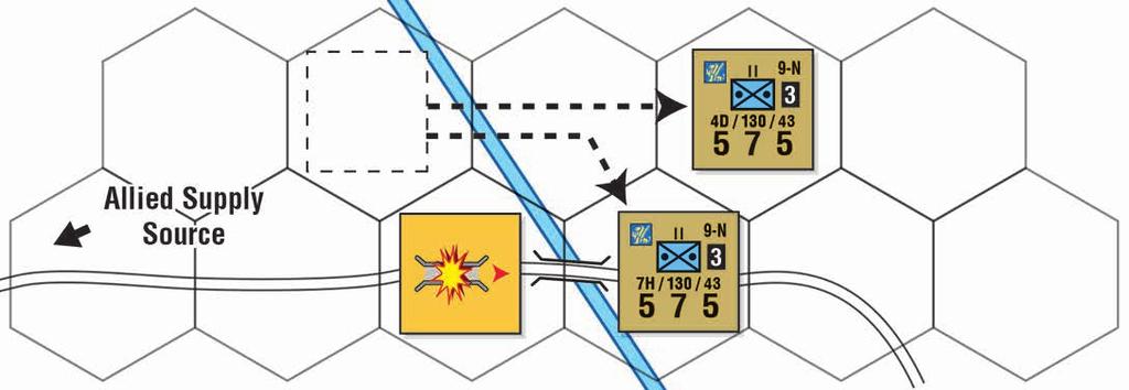 5 Airborne Supply Allied airborne units are automatically in Supply throughout the first turn they land and do not check supply in the first Supply Phase of the turn they land.