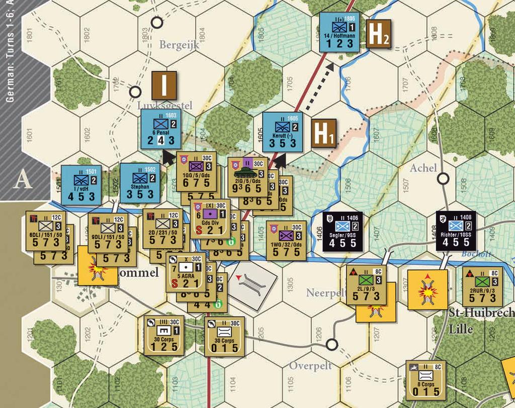 Holland 44: Operation Market-Garden Rev. May 2018 31 Operation Garden Sector 30th Corps launches its assault up the highway with two attacks.