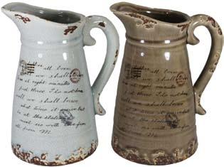 Ceramic Pitchers Brown and