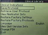 TABLE OPERATION OF CONTENTS Vectra Vectra Genisys Genisys Ultrasound Laser CREATING A USER PROTOCOL This is a library you create. You may store up to 10 protocols in the User Protocol Library.