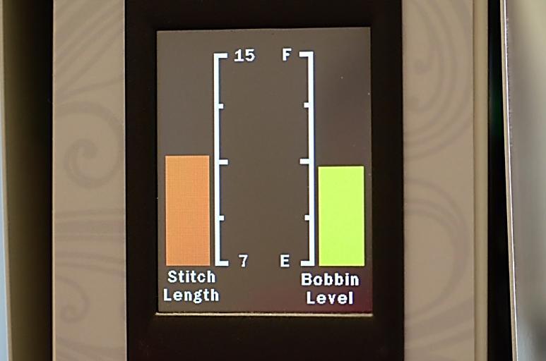 section for more information). Tap the toggle switch again to turn off the sewing motor. The default stitch length is preset at the factory for a medium-length stitch.