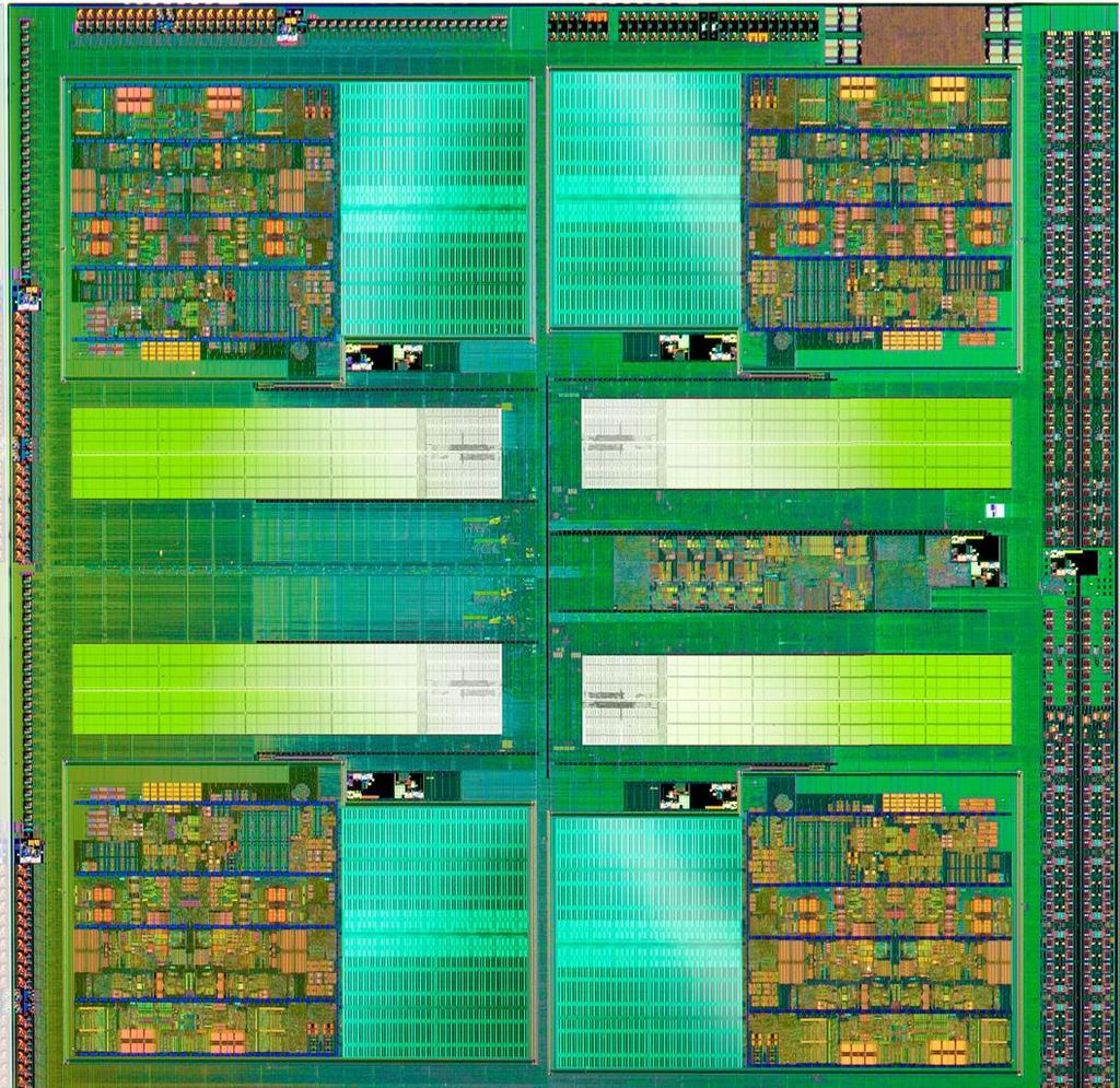 Let s Look at a Real Chip: AMD Bulldozer Memory/SRAM 50% chip area Leakage power dominant Digital logic 40% chip area At full speed active (switching) power dominant At reduced speed static (leakage)