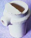 HOODED TYPE CRUCIBLE (#58) Fits centrifugal casting machines; including Kerr