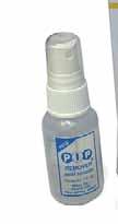 8 gm) jar (w/ brushes) PIP SPRAY This mint flavored wetting agent, sprayed onto teeth and soft tissue, produces smooth, accurate bubble-free surfaces on all types of