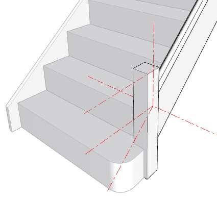 Existing Newel Bases Important; If your handrail is longer than 3.9m you will need to install an intermediate newel, If you do not need an intermediate newel ignore these parts within each section.