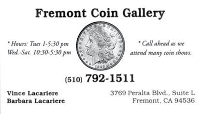 Fremont Coin Club --