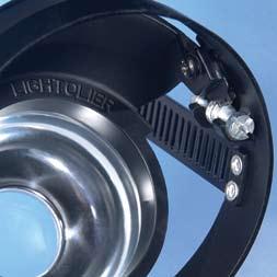 T H R E E - I N C H At a miniature 2 7/8" diameter, Evolution offers the smallest aperture MR16 downlight family available with specification-grade performance and glare control.