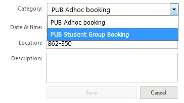 Student Group Booking Adjust your booking end time as needed