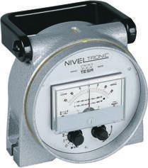 TESA NIVELTRONIC Electronic Levels with Analogue Display and Integrated Galvanometer Electronic levels with analogue display and integrated galvanometer.