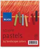 00 UP TO 43% off list price G Blick Square Pastel Sets Brilliant, rich, full-pigment pastels are made with nontoxic raw materials and blend easily for a beautiful, smooth texture.