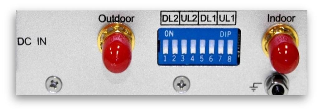 individually. The UL / DL attenuator control range is from 0dB 