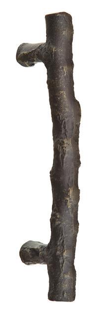 SANDCAST BRONZE - Rustic Modern Nunez Twig Rod 12" Rod 12"
