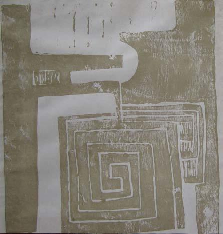 Linocut Traces Linocut Traces demonstrate how a circuit, carved from a sheet of linoleum, can be used as a stamp to print a circuit multiple times.
